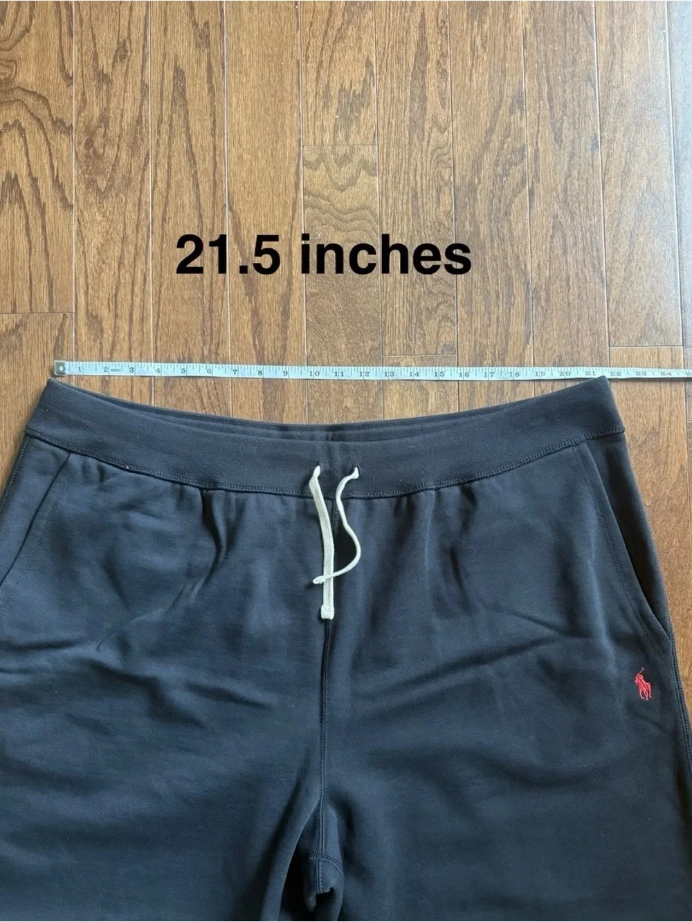 Polo by Ralph Lauren Black Sweatpants with Contrast Drawstring 3XB